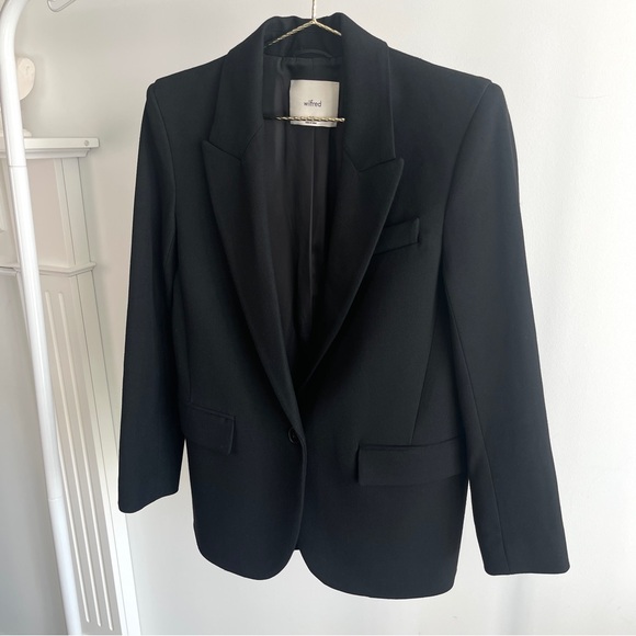 Aritzia Santos Oversized Black Blazer - Picture 3 of 7